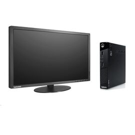 Pachet Calculator sh si monitor 22inch, Lenovo Tiny M73, i3-4160T, 8Gb, 120Gb SSD