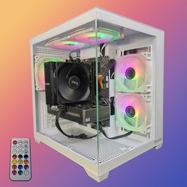 Calculator gaming, i5 generatia10, 32Gb, 512Gb SSD, GeForce RTX 3050 6Gb, Tip carcasa: Carcasa Ambra White, Optional - Win11 Preinstalat: Calculator Gaming fara Windows 11 preinstalat