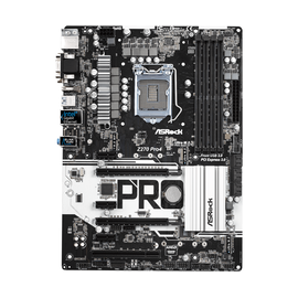 Placa de baza Asrock Z270 Pro4, LGA1151, 2 slot M2, generatia 6,7, Procesor Generatia 6,7 + Cooler Intel: Fara Procesor