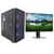 Pachet Monitor 22inch Full HD + calculator gaming i5 generatia 8, 16Gb, 256Gb SSD, GeForce GTX 1070 8Gb, Optional - Windows 11 Preinstalat: Fara sistem de operare