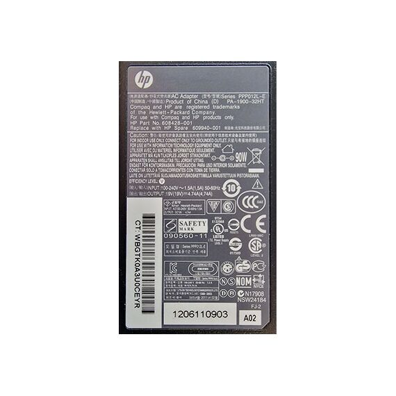 Incarcator laptop HP 19V 4.74A 90W mufa rotunda pin central