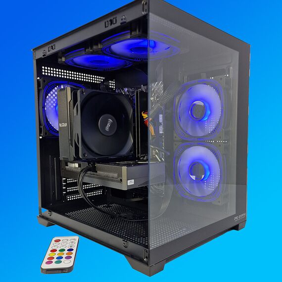 Calculator gaming i5-14400F, 32Gb DDR4, SSD 1Tb M2, video RTX 3060 12Gb, Tip carcasa: Carcasa Ambra Black, Optional - Win11 Preinstalat: Calculator Gaming fara Windows 11 preinstalat