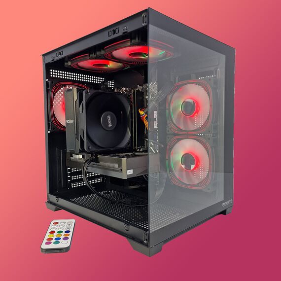 Calculator gaming i7-6700, 16Gb DDR4, SSD 512Gb, video GeForce RTX3050 6Gb, Tip carcasa: Carcasa Ambra Black, Optional - Win11 Preinstalat: Calculator Gaming fara Windows 11 preinstalat