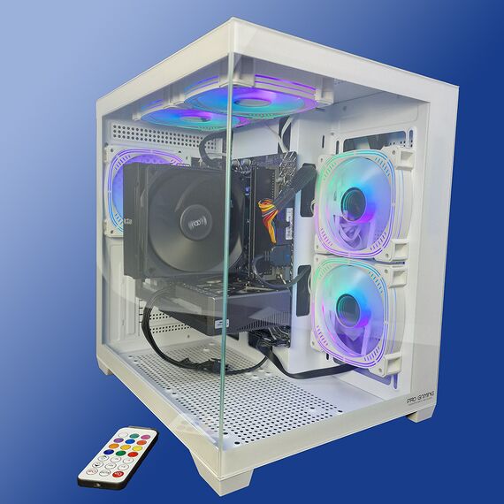 Calculator gaming i7-6700, 16Gb DDR4, SSD 512Gb, video GeForce RTX3050 6Gb, Tip carcasa: Carcasa Ambra White, Optional - Win11 Preinstalat: Cu Windows 11 preinstalat