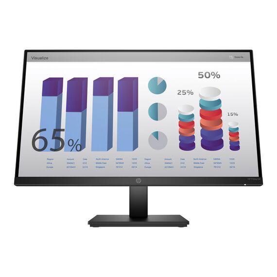 Monitor second hand 24 inch LED IPS, HP P24q G4, 2560x1440 QHD