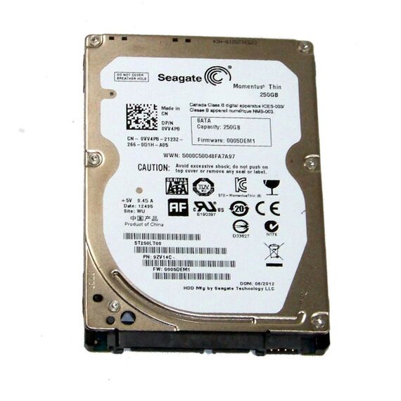 HDD laptop second hand 250Gb SATA