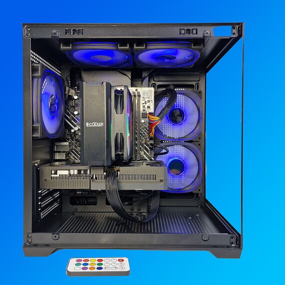 Calculator gaming i5 Generatia 11, 32Gb, SSD 1Tb NVME, GeForce GTX 1070 8Gb, Tip carcasa: Carcasa Ambra Black, Optional - Win11 Preinstalat: Calculator Gaming fara Windows 11 preinstalat