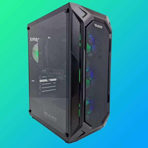 Calculator gaming ieftin i5 generatia 8, 16Gb, SSD 180Gb + HDD 1Tb, GeForce GTX 1070, Tip carcasa: Carcasa Hive Black, Optional - Win11 Preinstalat: Calculator Gaming fara Windows 11 preinstalat