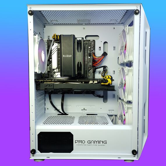 Calculator gaming i7-6700, 16Gb DDR4, SSD 256Gb + HDD 1Tb, video GeForce GTX1070 8Gb, Tip carcasa: Carcasa Hive White, Optional - Win11 Preinstalat: Cu Windows 11 preinstalat