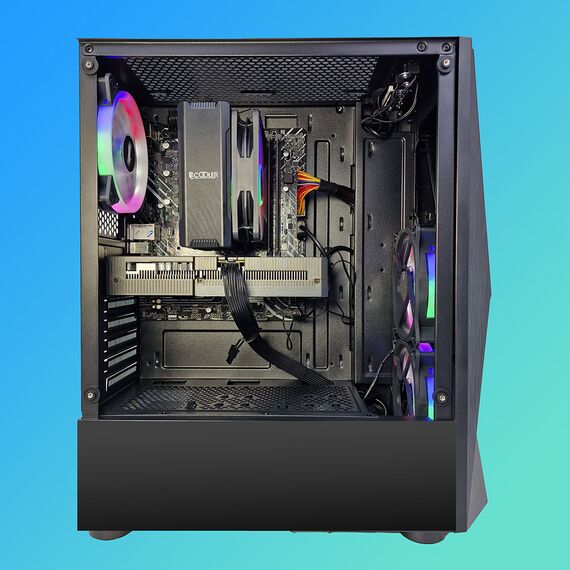 Calculator gaming i7-8700K, 32Gb, 512Gb M2, GeForce GTX 1070 8Gb, Tip carcasa: Carcasa 1st Player DK-3, Optional - Win11 Preinstalat: Cu Windows 11 preinstalat