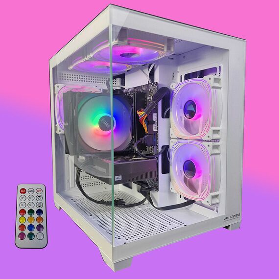Calculator gaming i7-9700k, 32Gb, 512Gb M2 NVME, RTX 3050 6Gb DDR6, Tip carcasa: Carcasa Ambra White, Optional - Win11 Preinstalat: Calculator Gaming fara Windows 11 preinstalat