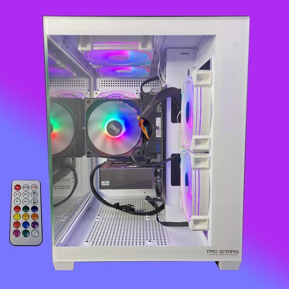 Calculator gaming i7-12700KF, 32Gb DDR4, SSD 1Tb NVME, video Nvidia RTX 3050 8Gb, Tip carcasa: Carcasa Ambra White, Optional - Win11 Preinstalat: Cu Windows 11 preinstalat