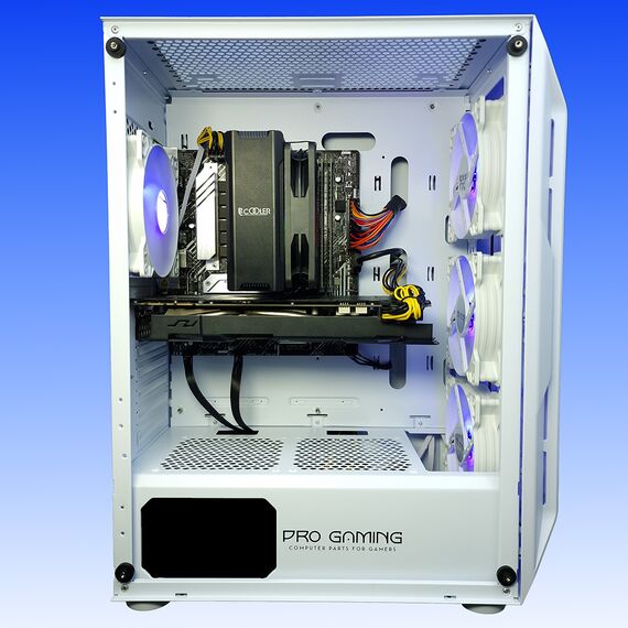 Calculator gaming i7-9700k, 16Gb DDR4, SSD 256Gb NVME, GeForce GTX 1060 6Gb, Tip carcasa: Carcasa Hive White, Optional - Win11 Preinstalat: Cu Windows 11 preinstalat