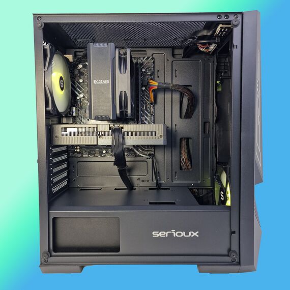 Calculator gaming i7-9700k, 32Gb, 512Gb M2 NVME, RTX 3050 6Gb DDR6, Tip carcasa: Carcasa Serioux Rogue, Optional - Win11 Preinstalat: Calculator Gaming fara Windows 11 preinstalat