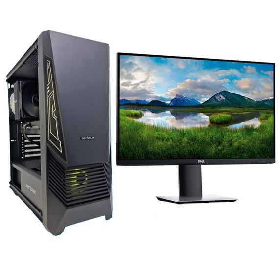 Pachet Monitor 22inch Full HD + calculator gaming i7-6700, 16Gb, 256Gb SSD, GeForce GTX 1070 8Gb, Optional - Windows 11 Preinstalat: Fara sistem de operare
