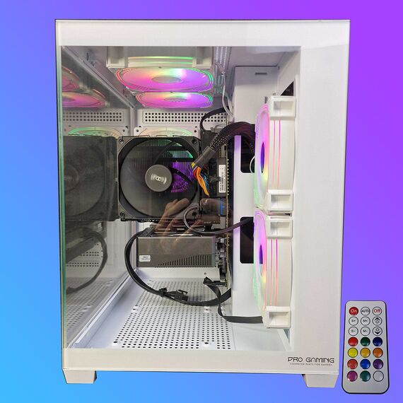 Calculator gaming i7 generatia 4, 32Gb, SSD 256Gb + HDD 1Tb, video GeForce GTX 1060 6Gb, Tip carcasa: Carcasa Ambra White