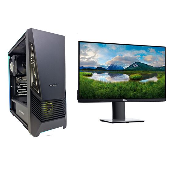 Pachet Monitor 22inch Full HD + calculator gaming i5 generatia9, 16Gb, 256Gb SSD, GeForce GTX 1070 8Gb, Optional - Windows 11 Preinstalat: Fara sistem de operare
