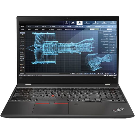 Laptop sh Lenovo P52s, i7 generatia 8, 16Gb, 256 NVME, grad A- 15.6inch, Quadro P500, Optional - Windows 11 Preinstalat: Fara sistem de operare