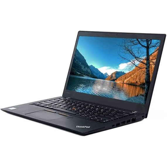 Laptop sh Lenovo T490, i5Generatia 8, 16Gb, SSD 256Gb, display grad A-, 14inch Full HD, Optional - Windows 11 Preinstalat: Fara sistem de operare