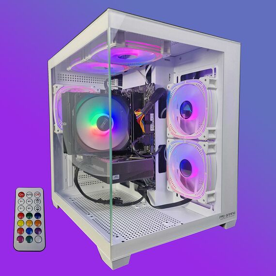 Calculator gaming i7 generatia 14, 32Gb DDR4, SSD 1Tb M2 , RTX 5070 12G DDR7, Tip carcasa: Carcasa Ambra White