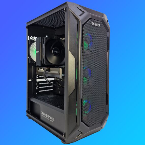 Calculator gaming i7-14700F, 32Gb, SSD 512Gb NVME, RTX 3050 6G DDR6, Tip carcasa: Carcasa Hive Black