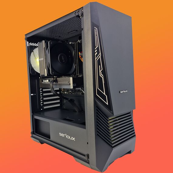 Calculator gaming i5-12400F, 32Gb DDR4, 512Gb M2 NVME, RTX 3050 6G DDR6, Tip carcasa: Carcasa Serioux Rogue