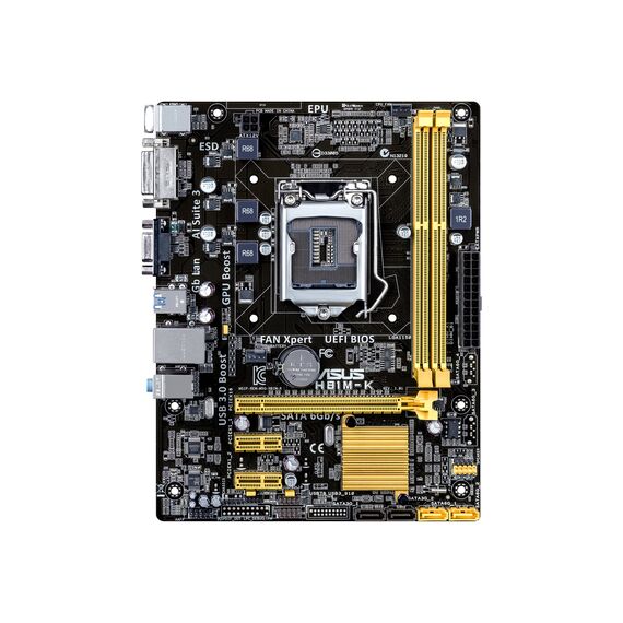 Placa de baza Asus H81M-K, LGA1150, generatia 4, Procesor i5 Generatia 4: Fara Procesor