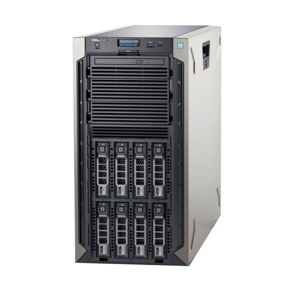 Server 5U, Dell PowerEdge T340, 1 x Xeon E-21240, 8 x 3.5 bay, 2 surse 495W, Configurabil